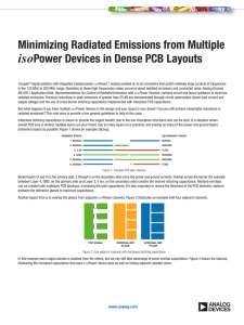 iso Minimizing Radiated Emissions from Multiple Power Devices in Dense PCB Layouts i