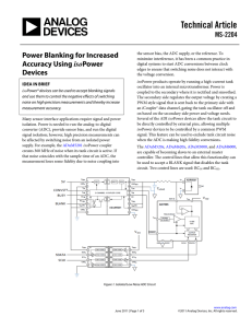 Technical Article Power Blanking for Increased MS-2204