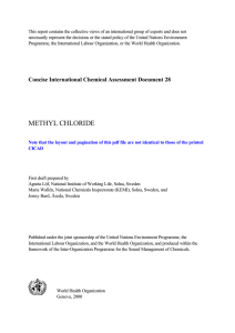This report contains the collective views of an international group... necessarily represent the decisions or the stated policy of the...
