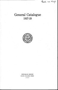 General Catalogue 1927-28 Itu)2.L. 1927