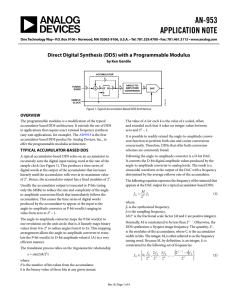 AN-953 APPLICATION NOTE