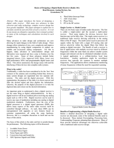 Basics of Designing a Digital Radio Receiver (Radio 101) Greensboro, NC