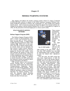 MISSILE WARNING SYSTEMS  Chapter 15