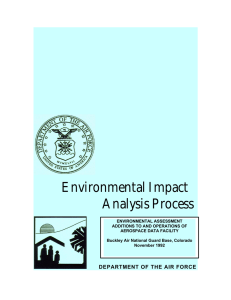 Environmental Impact Analysis Process