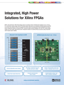 Integrated, High Power Solutions for Xilinx FPGAs