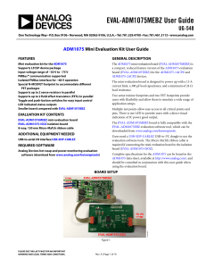 EVAL-ADM1075MEBZ User Guide UG-548