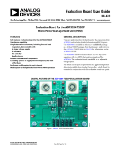 Evaluation Board User Guide UG-439