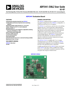 ADP2441-EVALZ User Guide UG-407