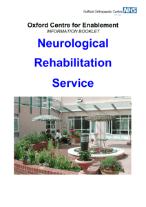 Neurological Rehabilitation Service