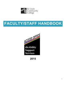 FACULTY/STAFF HANDBOOK 2015  1