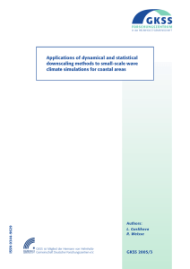 Applications of dynamical and statistical downscaling methods to small-scale wave