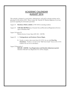 academic calendar Edinboro University
