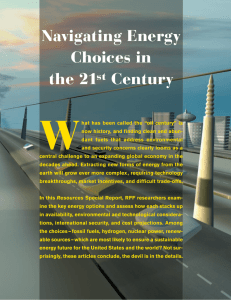W Navigating Energy Choices in the 21