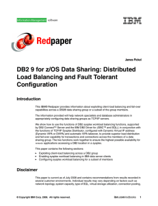 Red paper DB2 9 for z/OS Data Sharing: Distributed