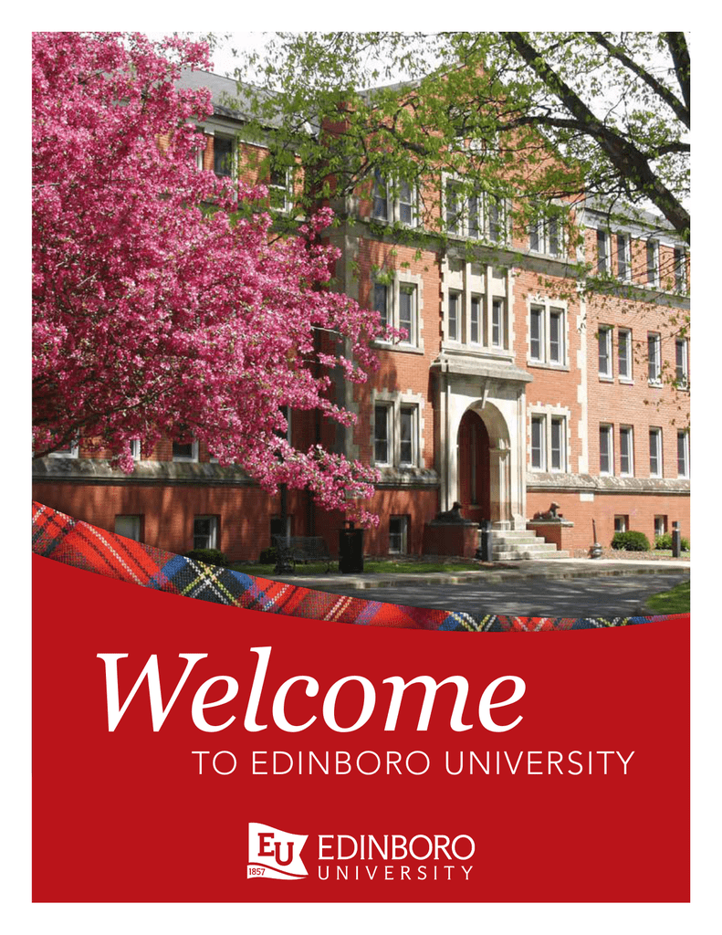 Welcome To Edinboro University