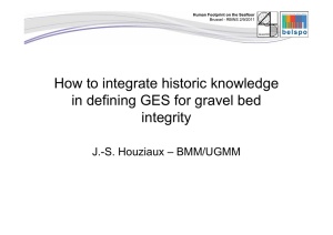 How to integrate historic knowledge in defining GES for gravel bed integrity