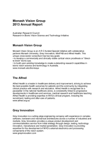 Monash Vision Group 2013 Annual Report