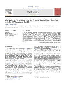 Physics Letters B with the ATLAS detector at the LHC