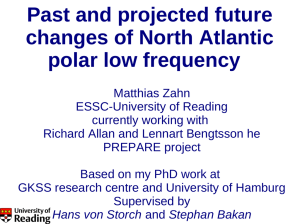 Past and projected future changes of North Atlantic polar low frequency