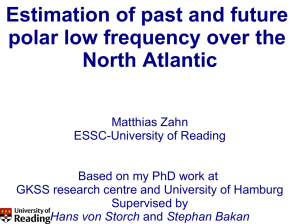 Estimation of past and future polar low frequency over the North Atlantic