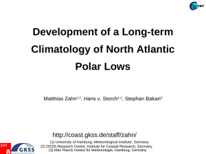 Development of a Long-term Climatology of North Atlantic Polar Lows