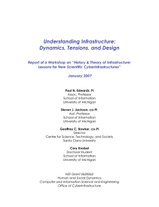 Understanding Infrastructure: Dynamics, Tensions, and Design