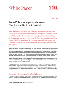 From Policy to Implementation— The Race to Build a Smart Grid