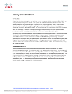 Security for the Smart Grid Introduction