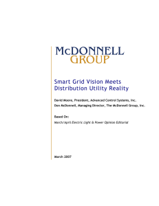 Smart Grid Vision Meets Distribution Utility Reality