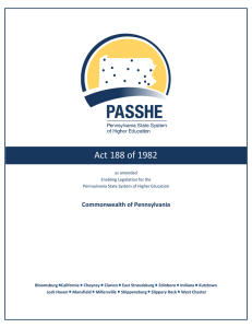 Act 188 of 1982  Commonwealth of Pennsylvania