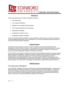 Leadership  University Program