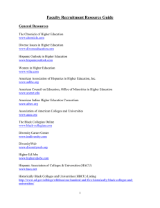 Faculty Recruitment Resource Guide  General Resources