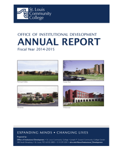 ANNUAL REPORT St. Louis Community College