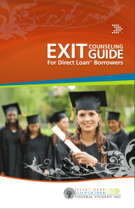 EXIT GUIDE For Direct Loan Borrowers