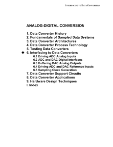 ANALOG-DIGITAL CONVERSION