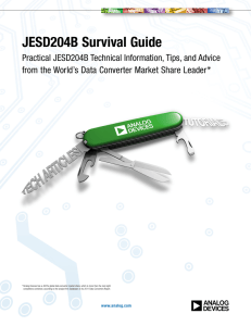 JESD204B Survival Guide