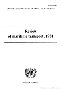 Review of maritime transport,  1981 TD/B/C.4/251/Rev.