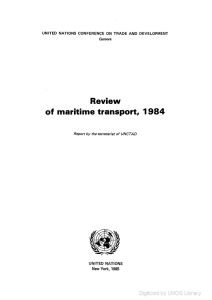 Review  1984 , of  maritime  transport