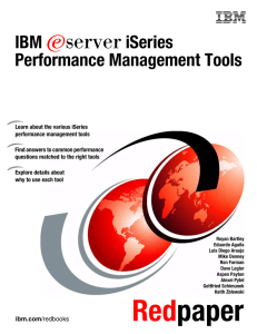 IBM Performance Management Tools E iSeries