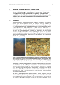 Responses of marine benthos to climate change
