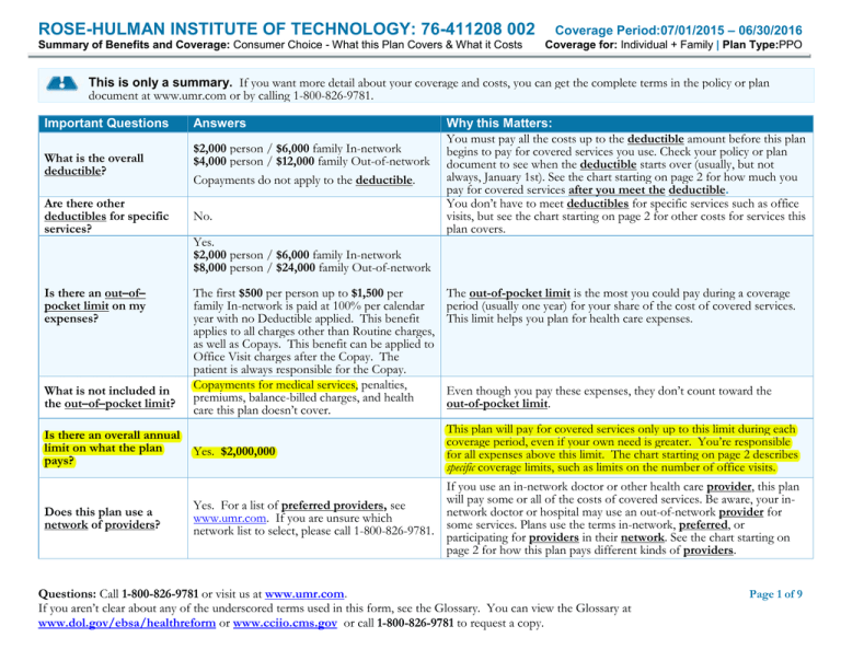 ROSE-HULMAN INSTITUTE OF TECHNOLOGY: 76-411208 002