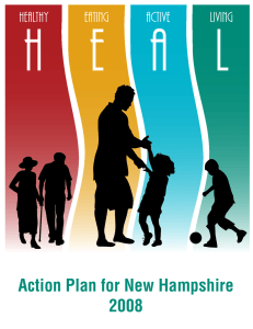 e a l H Action Plan for New Hampshire 2008