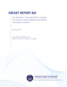 CRESST REPORT 823