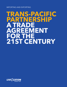 Trans-Pacific ParTnershiP  a Trade