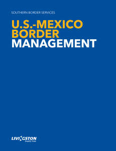 U.S.-Mexico Border ManageMent Southern border ServiceS