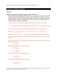 1  t that the slope of the line through the new point...