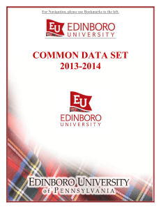 COMMON DATA SET 2013-2014 For Navigation, please use Bookmarks to the left.