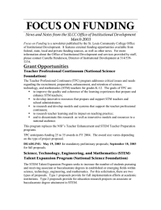 FOCUS ON FUNDING March 2003