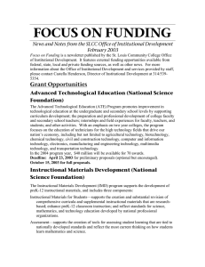 FOCUS ON FUNDING February 2003