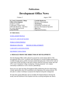 Development Office News Publications Volume 2 August 1998